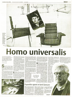 artikel homo universalis Dagblad het Noorden artikel homo universalis Dagblad het Noorden